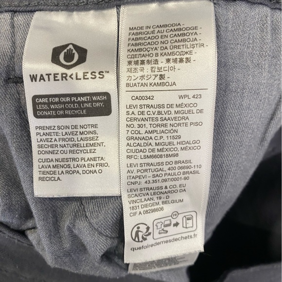 Levi’s Gray Slim Straight Fit Jeans size 32x32 - Picture 8 of 9